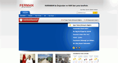 Desktop Screenshot of fermangazetesi.com